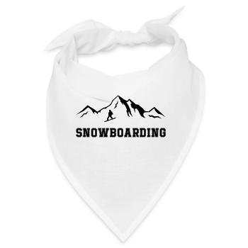 Snowboarding - Bandana - Weiß - Vorne