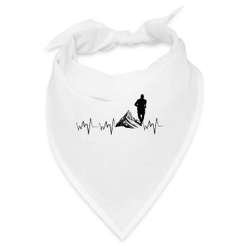 Trail Running Sport - Bandana - Weiß - Vorne