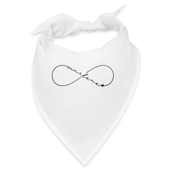 Marlene Name Infinitysymbol - Bandana - Weiß - Vorne