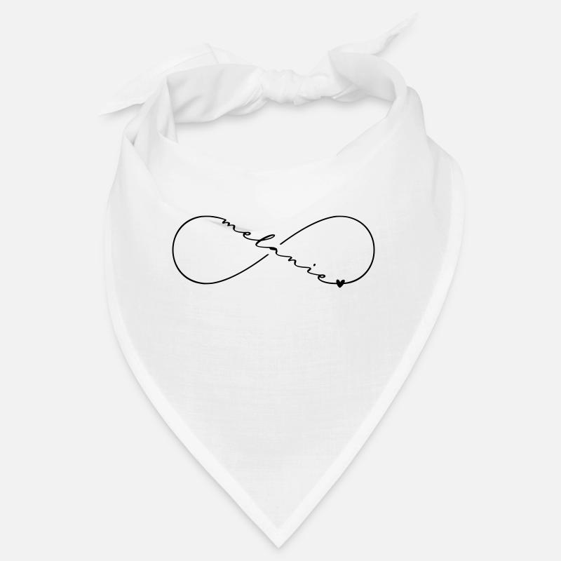 Melanie Name Symbole de l’infini Bandana