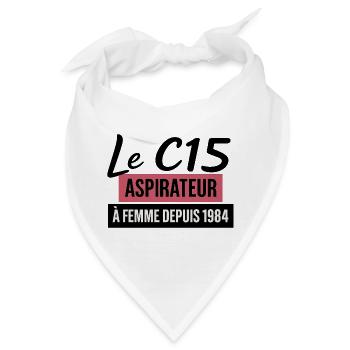 C15 - Bandana - Weiß - Vorne