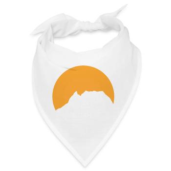 Grimming Sunset - Bandana - Weiß - Vorne