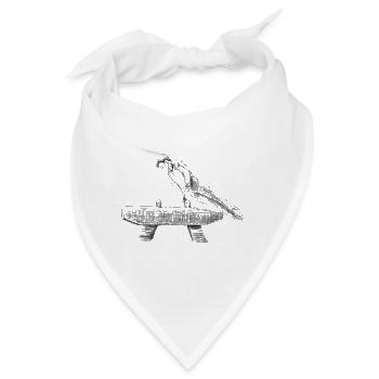 Gymnastik - Bandana - Weiß - Vorne