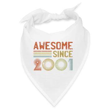 Retro-Design zum Jahr der Anerkennung 2001 - Bandana - Weiß - Vorne