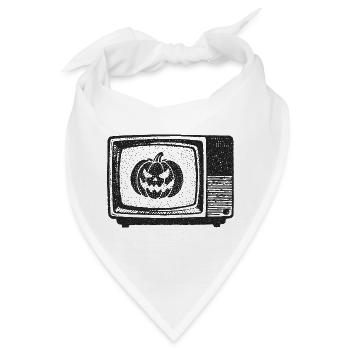 Kürbis TV - Bandana - Weiß - Vorne