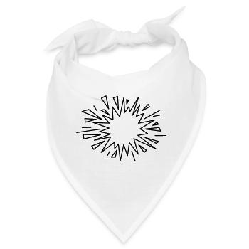 Comic Knall - Bandana - Weiß - Vorne