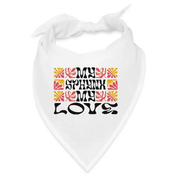 Spynx Katzenliebe - Bandana - Weiß - Vorne