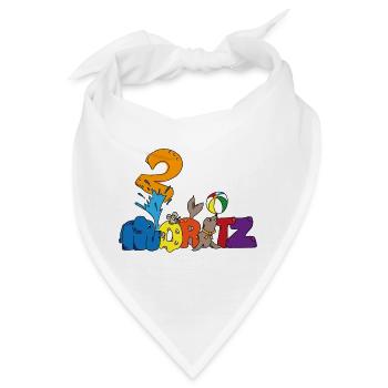 Moritz feiert 2. Geburtstag  - Bandana - Weiß - Vorne