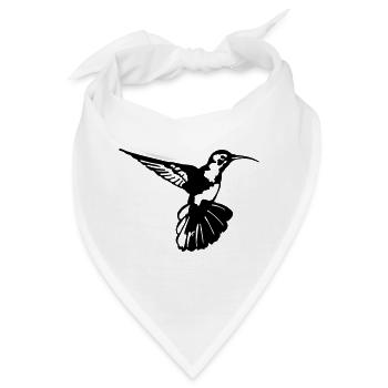 Kolibri - Bandana - Weiß - Vorne