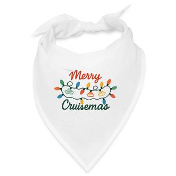 Weihnachten Kreuzfahrt Merry Cruisemas - Bandana - Weiß - Vorne