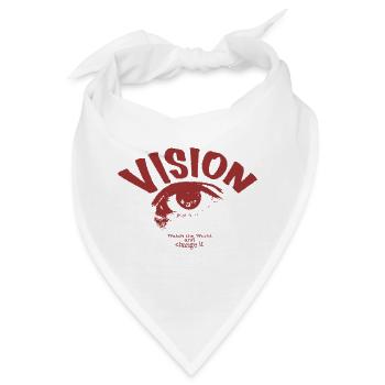 Vision Auge Streetwear - Bandana - Weiß - Vorne