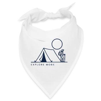 Explore More - Bandana - Weiß - Vorne