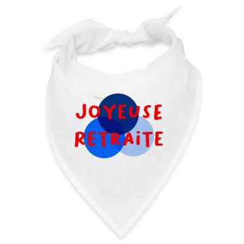 RUHESTAND. RUHESTAND. PENSIONIERT. RUHESTAND - Bandana - Weiß - Vorne