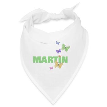 Martin als Martin - Bandana - Weiß - Vorne