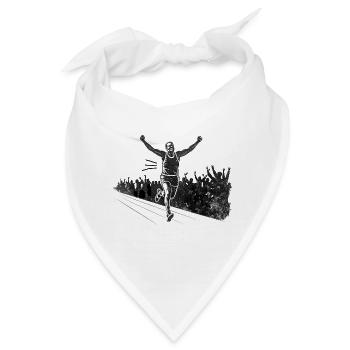 winning man Marathon - Bandana - Weiß - Vorne