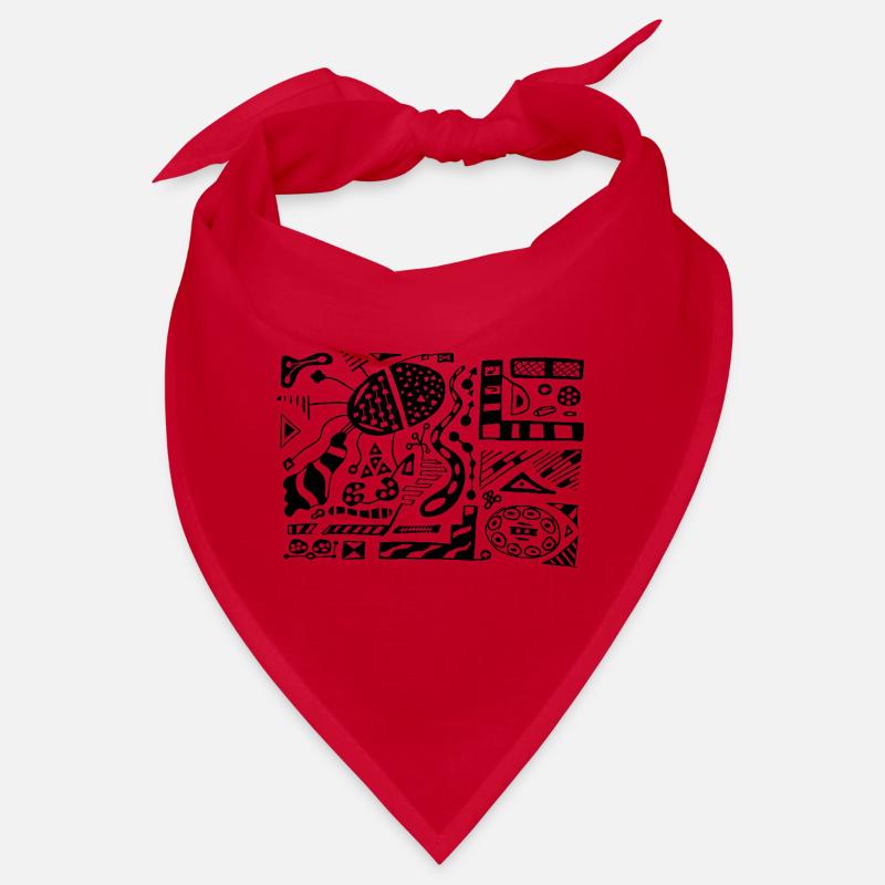 Dessin abstrait Bandana