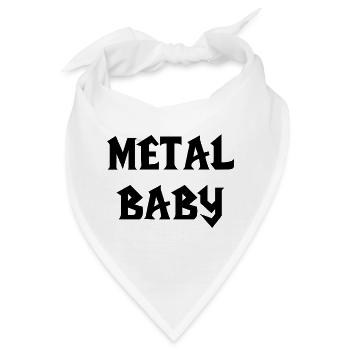 Baby Metal Metal Baby-Musik Metal Baby Rock - Bandana - Weiß - Vorne