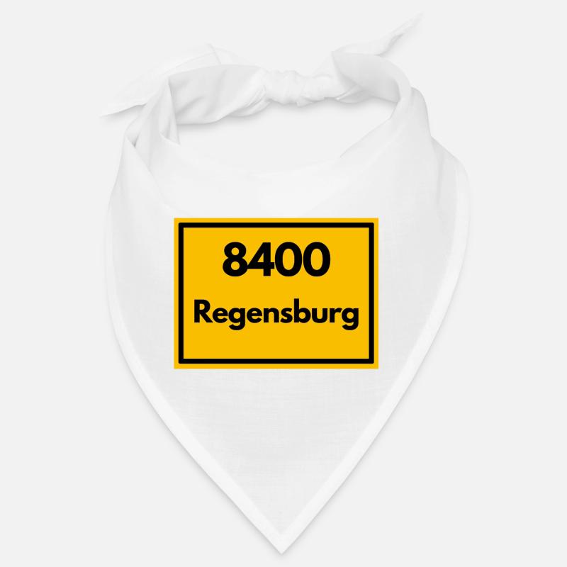 OLD POSTCODE ZIP CODE RETRO 8400 REGENSBURG Bandana