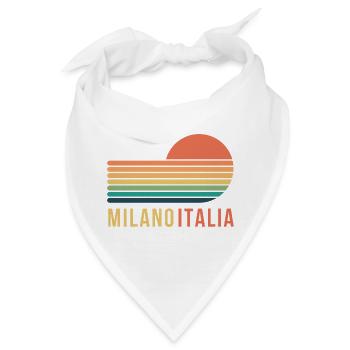 Mailand, Italien - Bandana - Weiß - Vorne