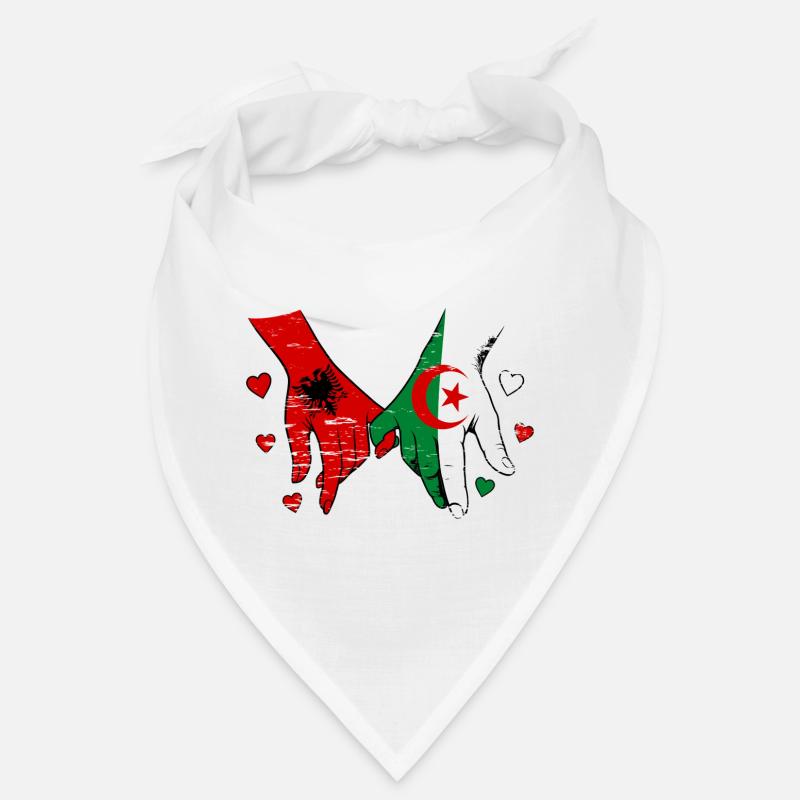 Drapeau de l’Algérie tenant la main utilisé Bandana
