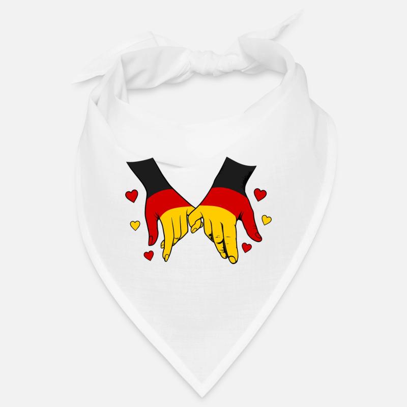 Drapeau allemand main dans la main Bandana
