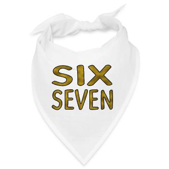 Six Seven Gold - Bandana - Weiß - Vorne