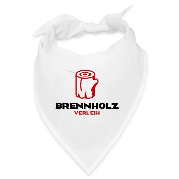 Brennholz Verleih - Bandana - Weiß - Vorne