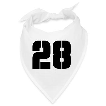 28 - Bandana - Weiß - Vorne