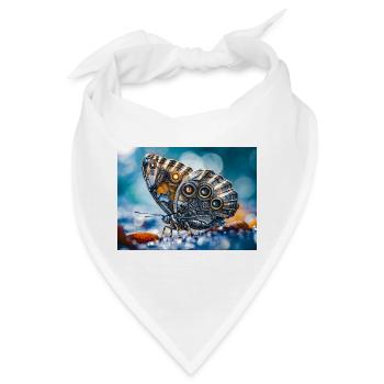 Robotik-Schmetterling - Bandana - Weiß - Vorne