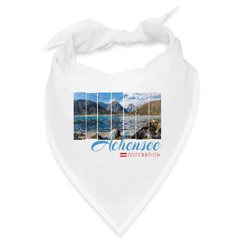 Achensee Tirol Retro Österreich Vintage Souvenir - Bandana - Weiß - Vorne