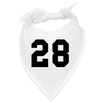 28 - Bandana - Weiß - Vorne