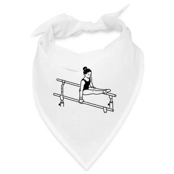 Gymnastik - Bandana - Weiß - Vorne