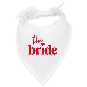 The Bride! Herz - Bandana - Weiß - Vorne