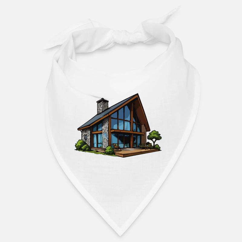 Chalet en bois à façade vitrée Bandana