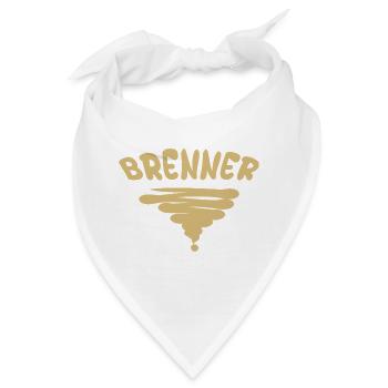 Brenner als Style - Bandana - Weiß - Vorne