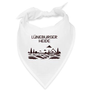 Lüneburger Heide - Bandana - Weiß - Vorne