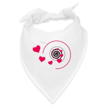 Love - Bandana - Weiß - Vorne