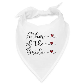 Vater der Braut - Bandana - Weiß - Vorne