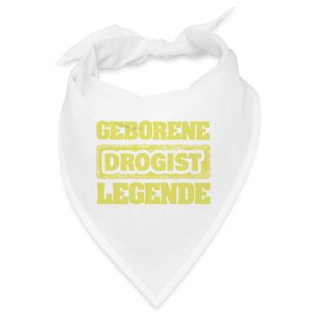 Drogist als Legende - Bandana - Weiß - Vorne
