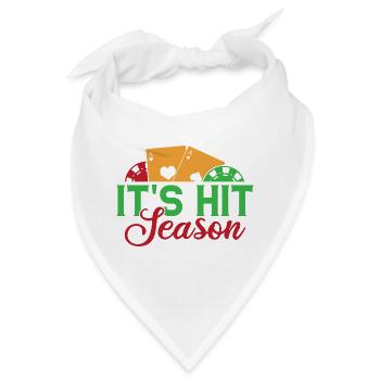 Gambling Fan It´s Hit Season Casino - Bandana - Weiß - Vorne