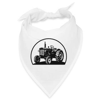 Traktor / Traktor / Traktor - Bandana - Weiß - Vorne