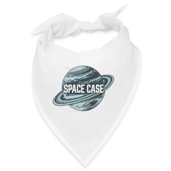 Space Case Planetenkreis Retro-Logo - Bandana - Weiß - Vorne