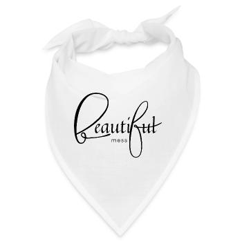 Bitte Design hochladen - Bandana - Weiß - Vorne