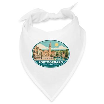 Erleben Sie Portogruaro in Veneto Travel - Bandana - Weiß - Vorne