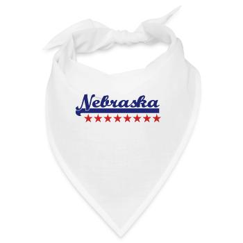 nebraska - Bandana - Weiß - Vorne