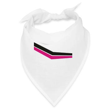 streifen - Bandana - Weiß - Vorne
