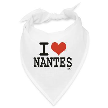 ich liebe nantes - Ich liebe nantes - Bandana - Weiß - Vorne