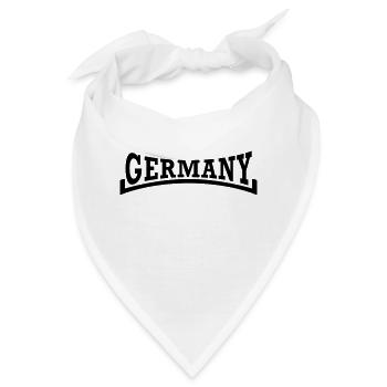 Germany Style - Bandana - Weiß - Vorne