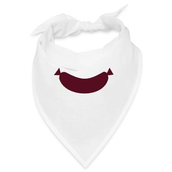 Wurst - Bandana - Weiß - Vorne