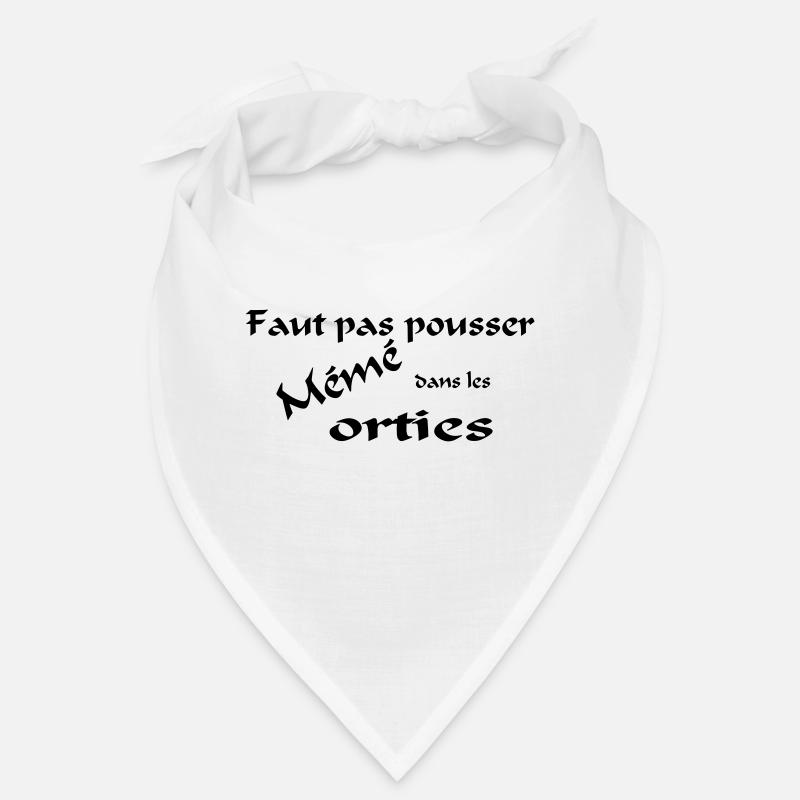 mémé orties - Bandana - blanc